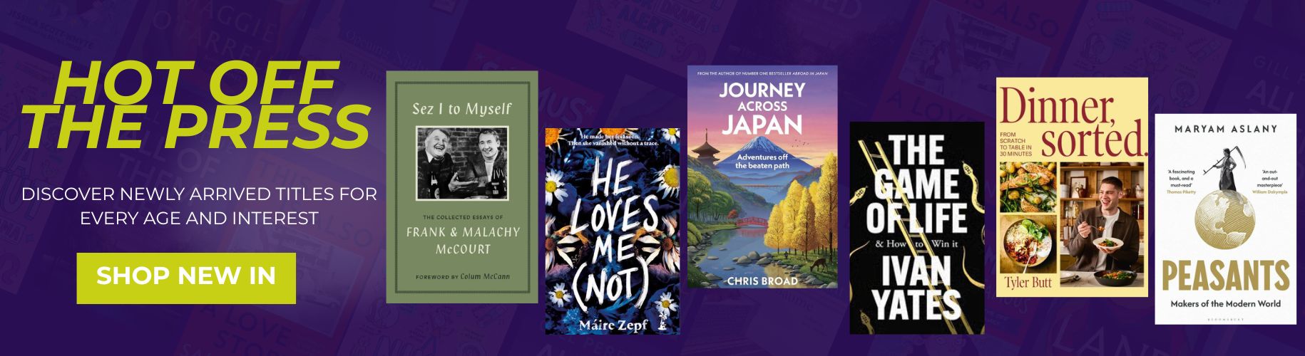 New Releases and New Books